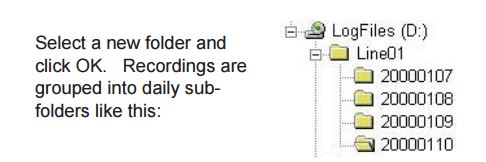 digital call logger call locations in computer