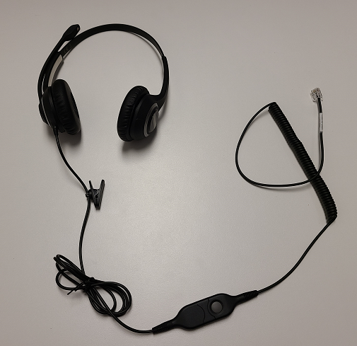 Sennheiser SC 260 corded headset and QD cord