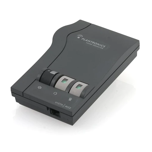 Plantronics M22 wired headset amplifier and buttons