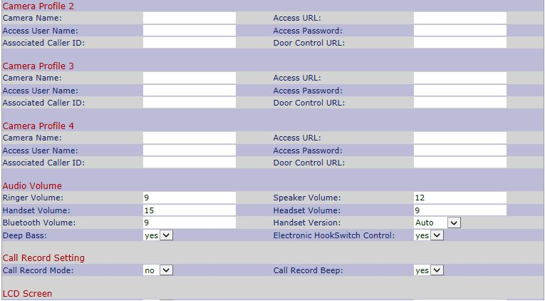 Cisco SPA EHS configuration settings part 2
