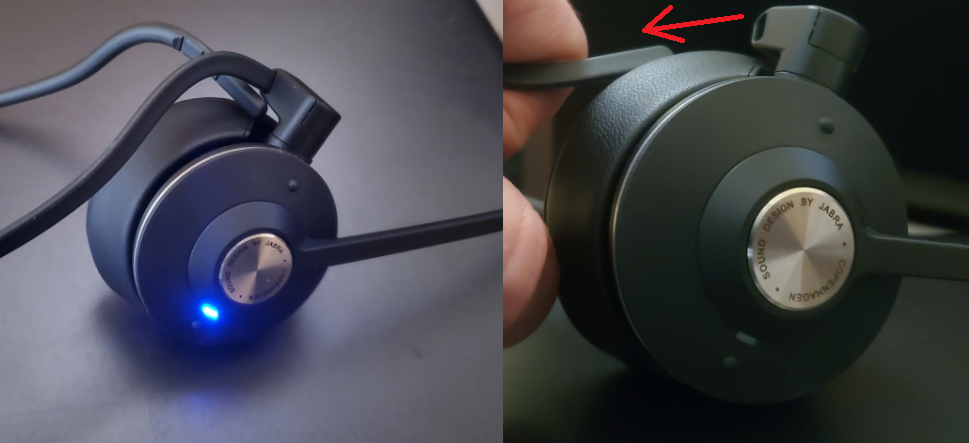 Removing the headband from Jabra Engage 75 headset