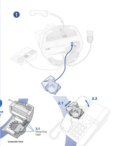 Plantronics handset lifter setup instructions with desk phone