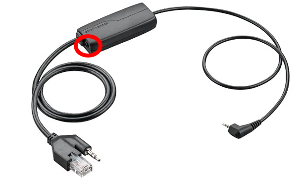 Plantronics EHS cable with port for online indicator