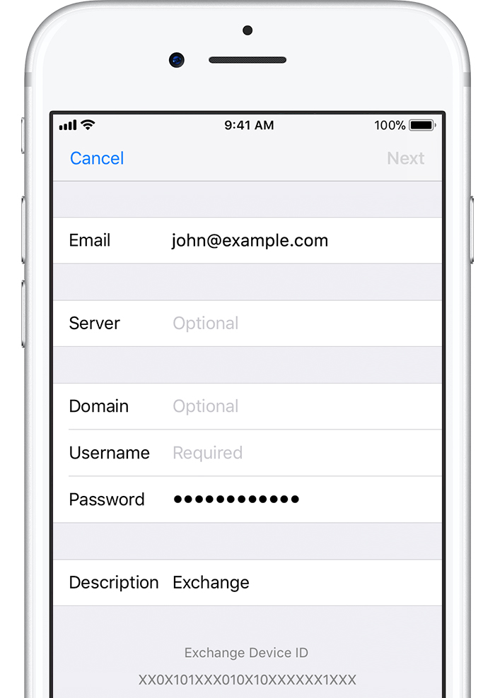 Set up Exchange ActiveSync on your iPhone, iPad, or iPod touch - TechNosis  Help Docs