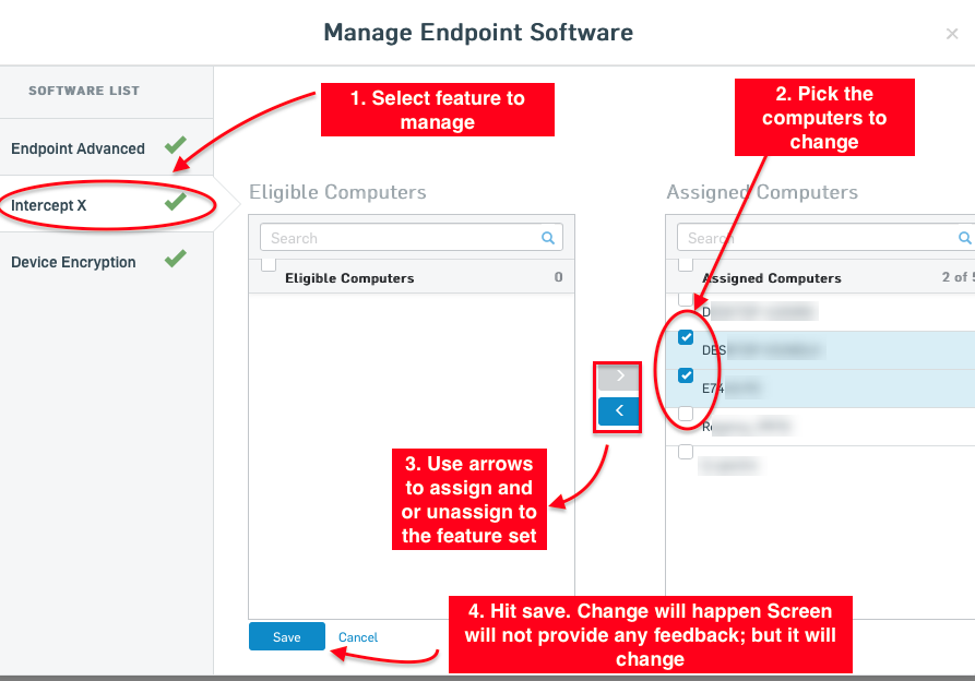 manually remove sophos endpoint agent