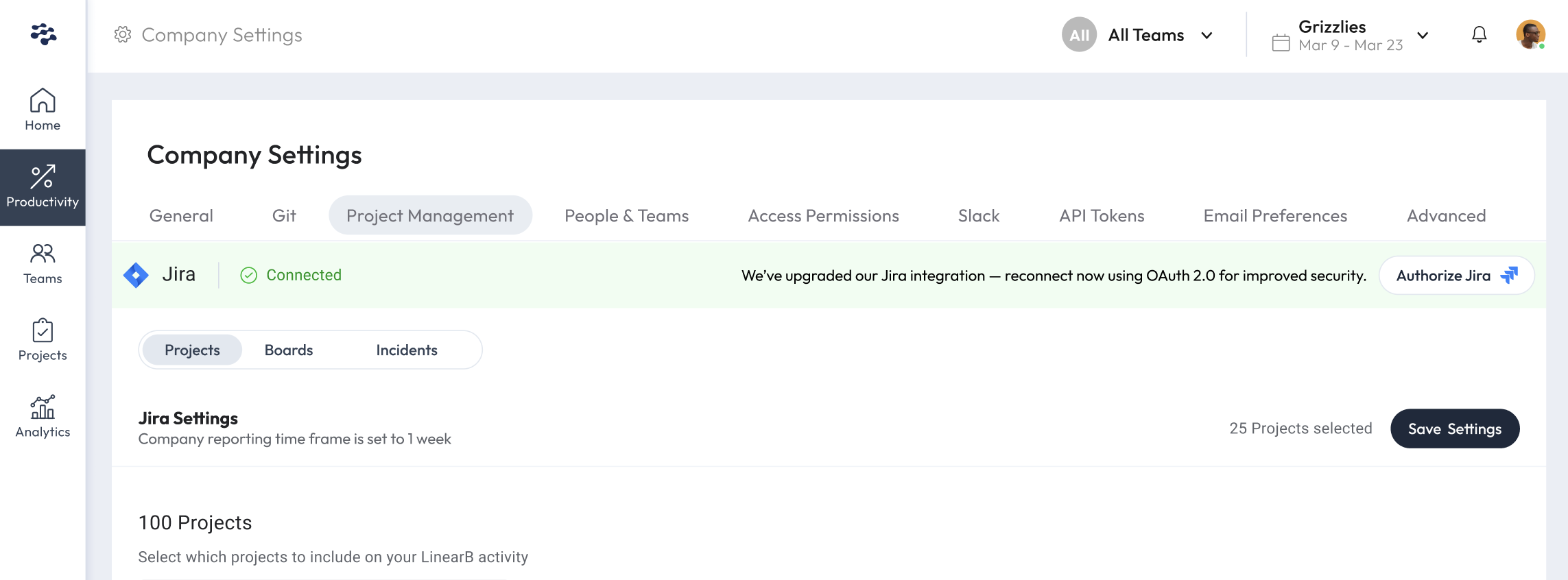 Upgrade banner to OAuth 2.0