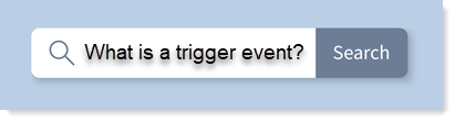 CaliberMind What is a trigger event?