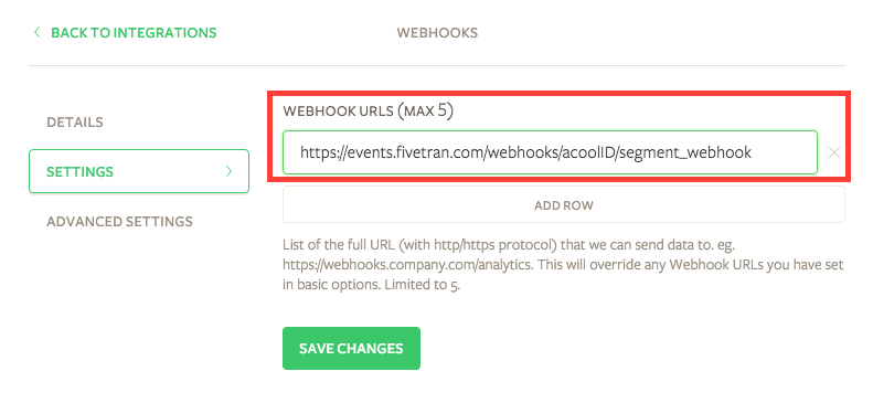 Finding Segment Network Code for CaliberMind integration