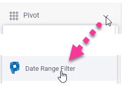 CaliberMind App - Date Range Filter