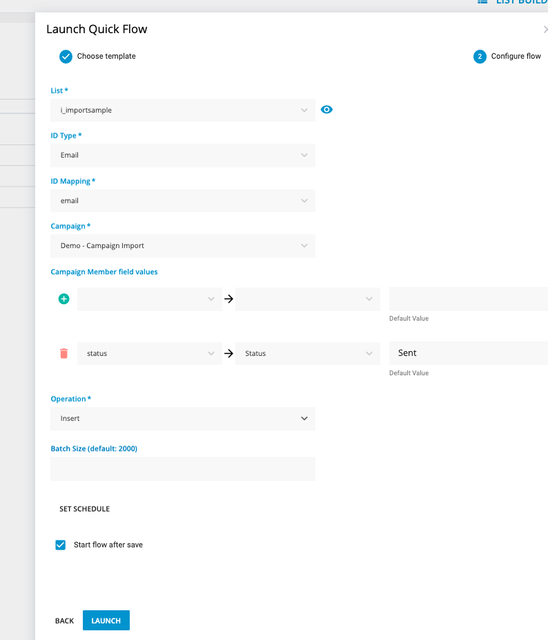 Mapping additional campaign member fields in CaliberMind