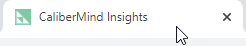 CaliberMind Insights Appear on a New Browser Window