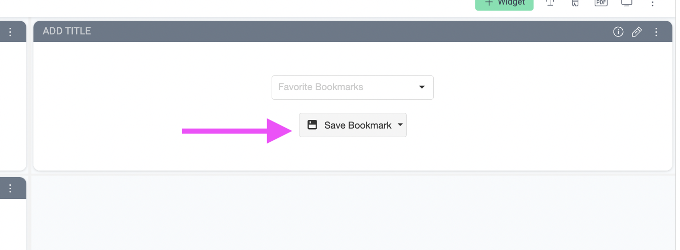save bookmark filter