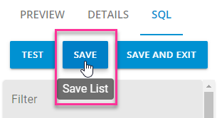 CaliberMind - Save button