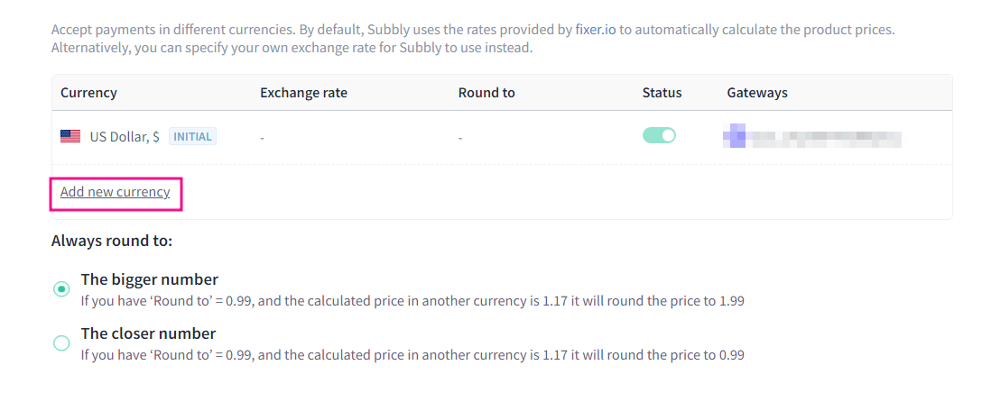 How do I set the multi-currency feature? - Subbly Help Center