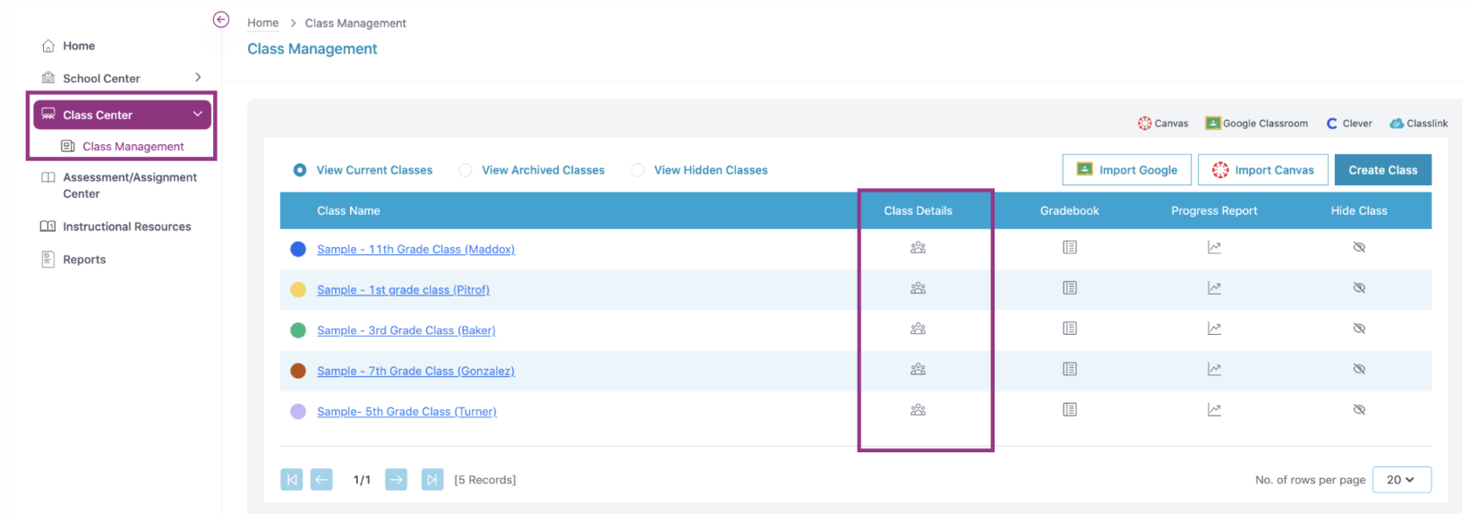 how to print assignments on progress learning