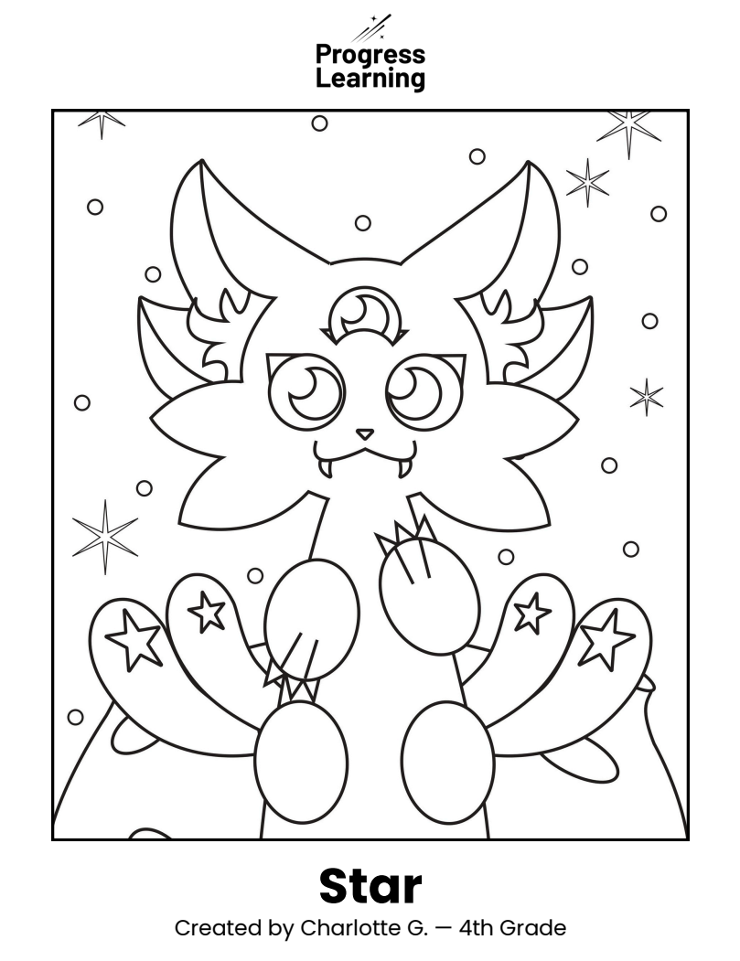 Alien Ranking Coloring Sheets