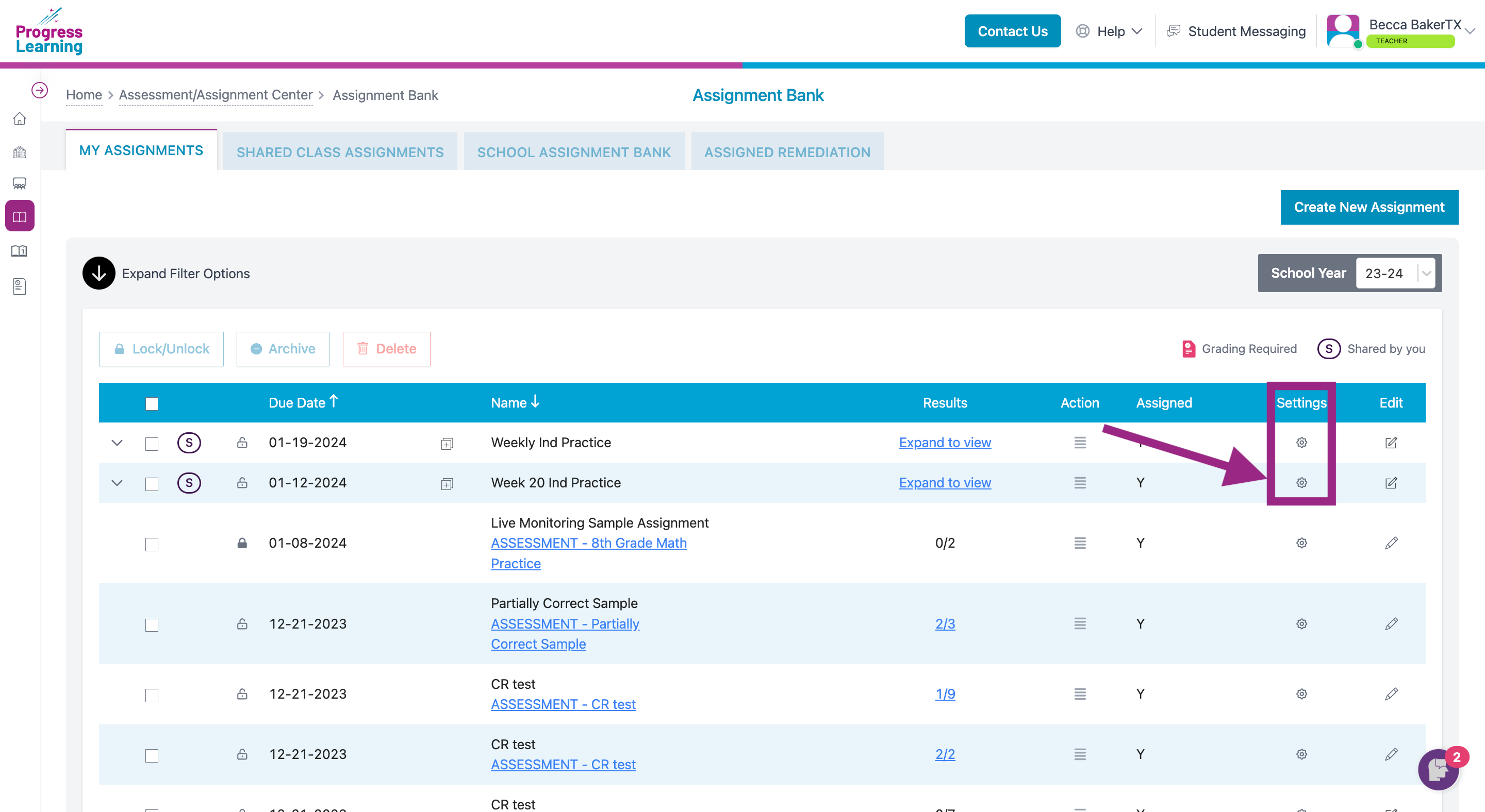 how to unlock an assignment on canvas