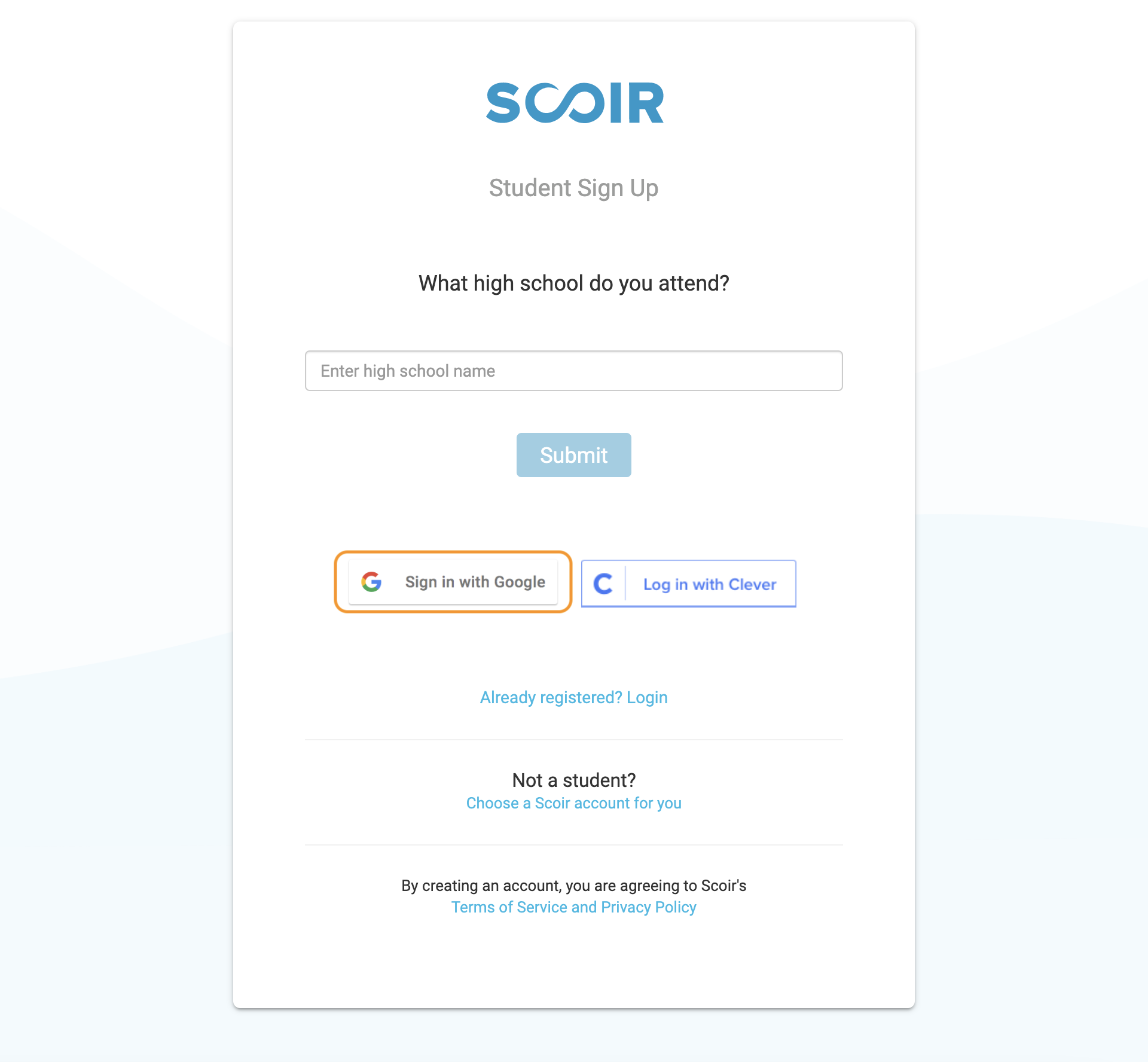  Scoir Login Page Login Pages Info