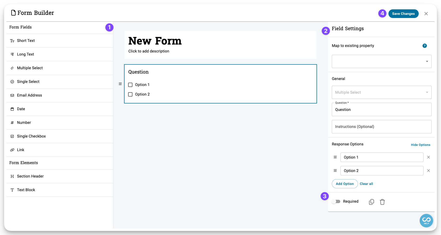 For Counselors: Using Forms - Form builder