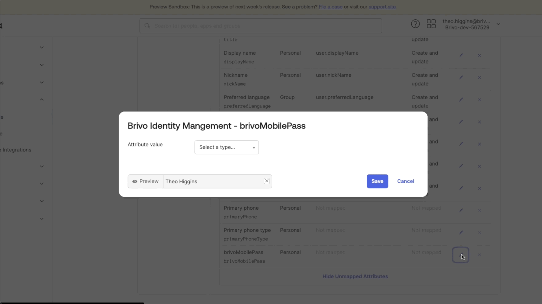 BMP Provisioning with Identity Connector for Okta - Brivo Help & Support