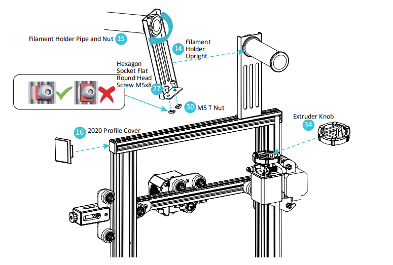 Ender 3 V2 3D Printer Assembly SainSmart Resource Center