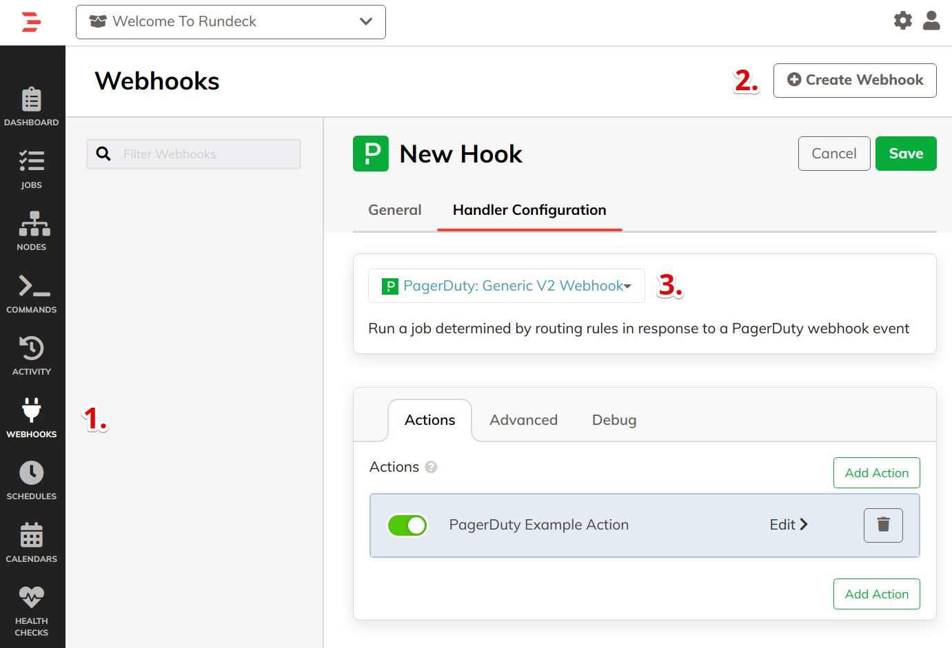 PagerDuty hooks (Enterprise) Rundeck｜Japanese documentation site