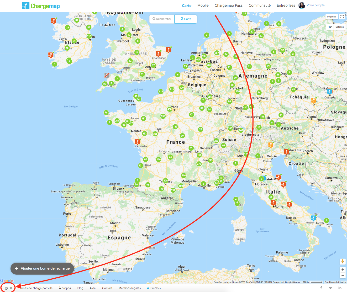 How To Change The Language On Chargemap Chargemap Support Center
