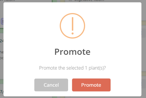 Screenshot of Cultivera Pro Grow Module Grow Board notice