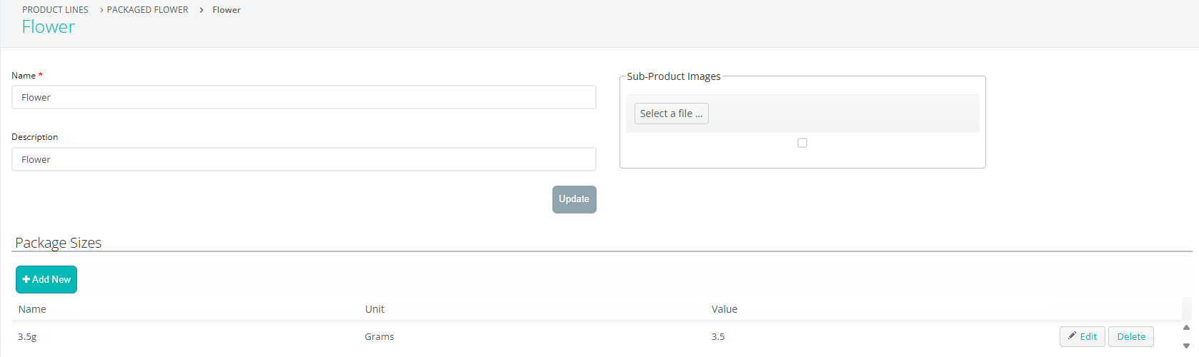 screenshot of cultivera pro module
