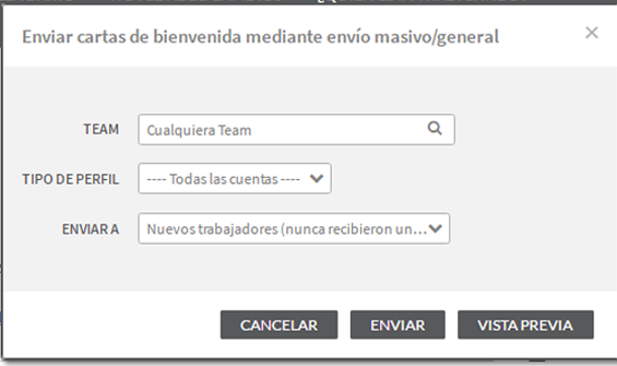 Envío de carta de bienvenida - HelpDocs