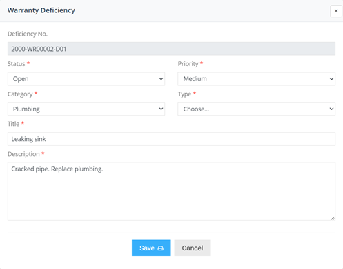 WJR_Warranty Deficiencies