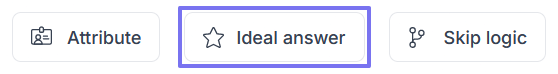 Question ideal answer button