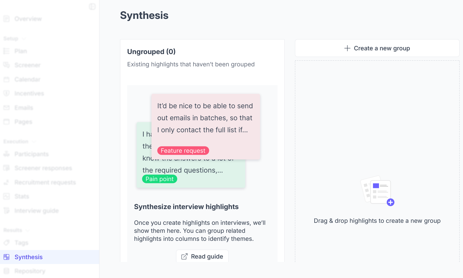 Synthesis view