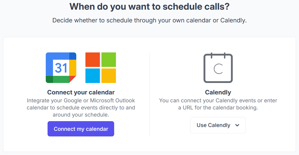 Calendar integration