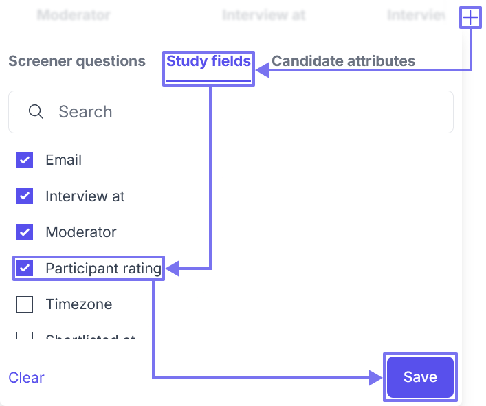 Add participant rating column