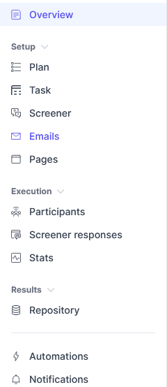 Published Online Task Study View