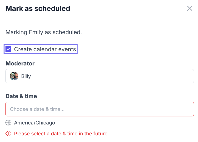 Manual scheduling p1