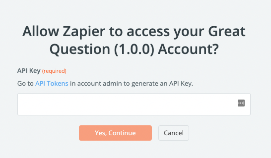 Zapier access