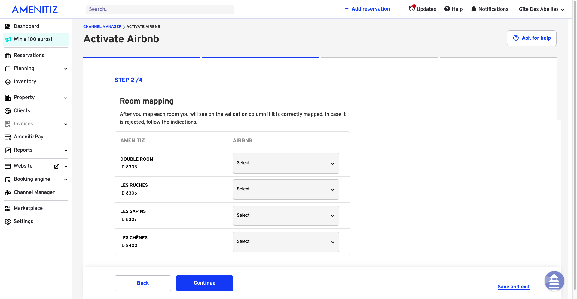 Connect An Airbnb Account Amenitiz Help Centre