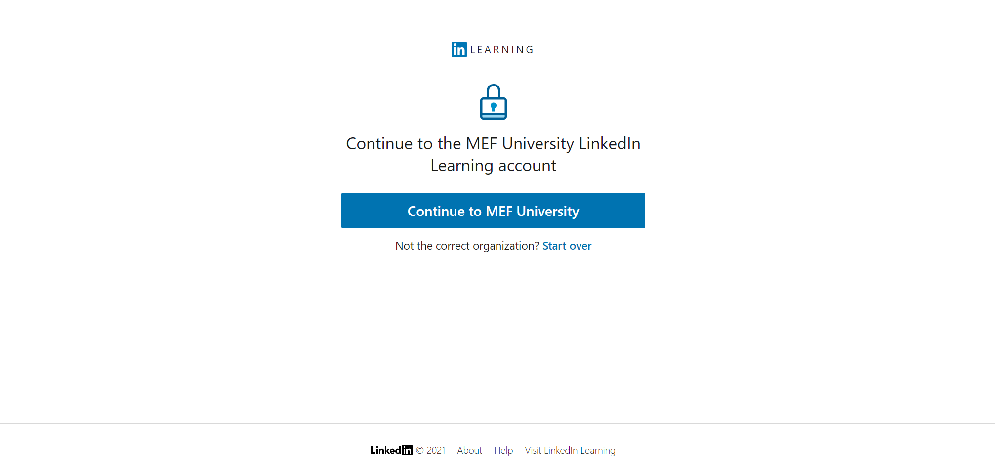 linked in learning login