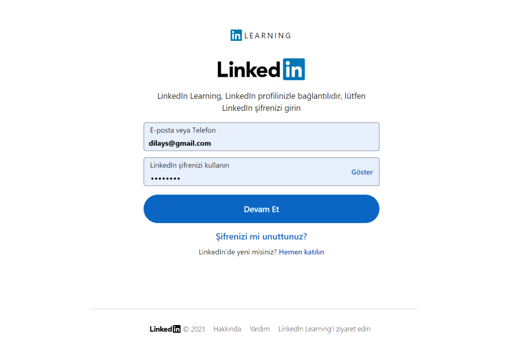 linkedin learning admin login