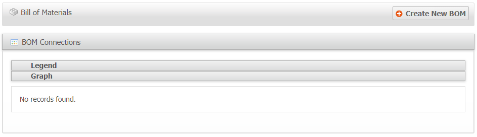 Product Bill of Material Tab