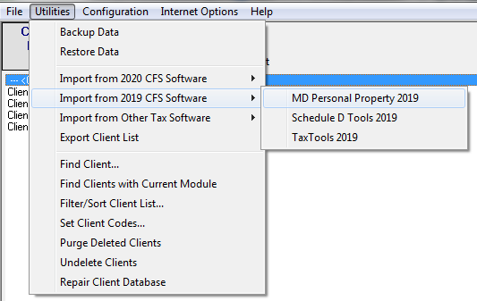 importing options