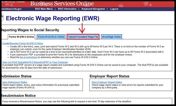 Navigating the SSA's Business Services Online Website - CFS Tax ...