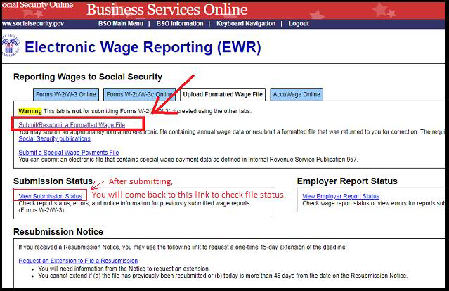 Navigating the SSA's Business Services Online Website - CFS Tax ...