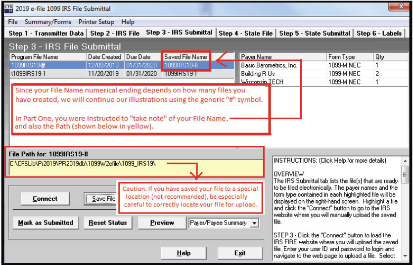 Navigating the IRS FIRE System Website CFS Tax Software, Inc.