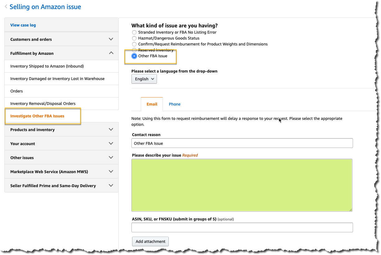 How To Submit A Support Ticket To Amazon Accelerlist