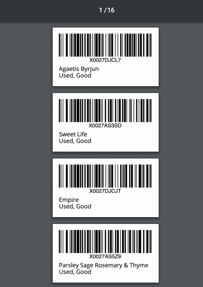 Printing FNSKU labels in Profit Print™ - AccelerList