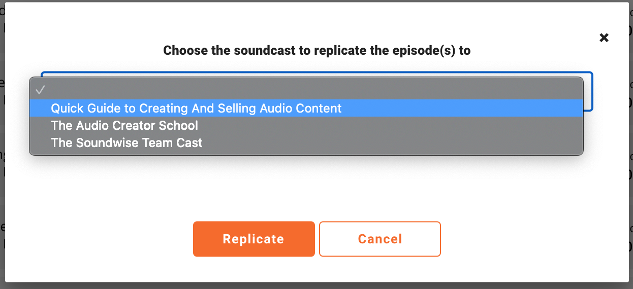 How To Replicate Tracks From One Soundcast To Another Soundwise Knowledge Base