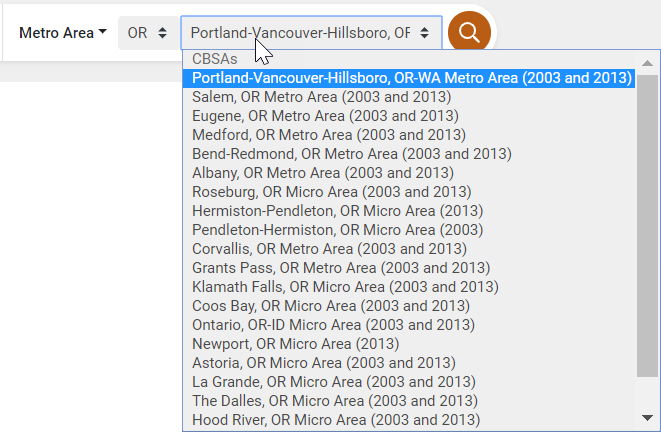 metro search results